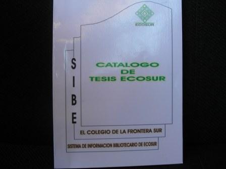 Catálogo de Tesis ECOSUR